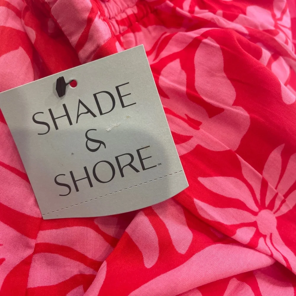 Shade & Shore Pink Floral Wide-Leg Pants - Picture 10 of 10